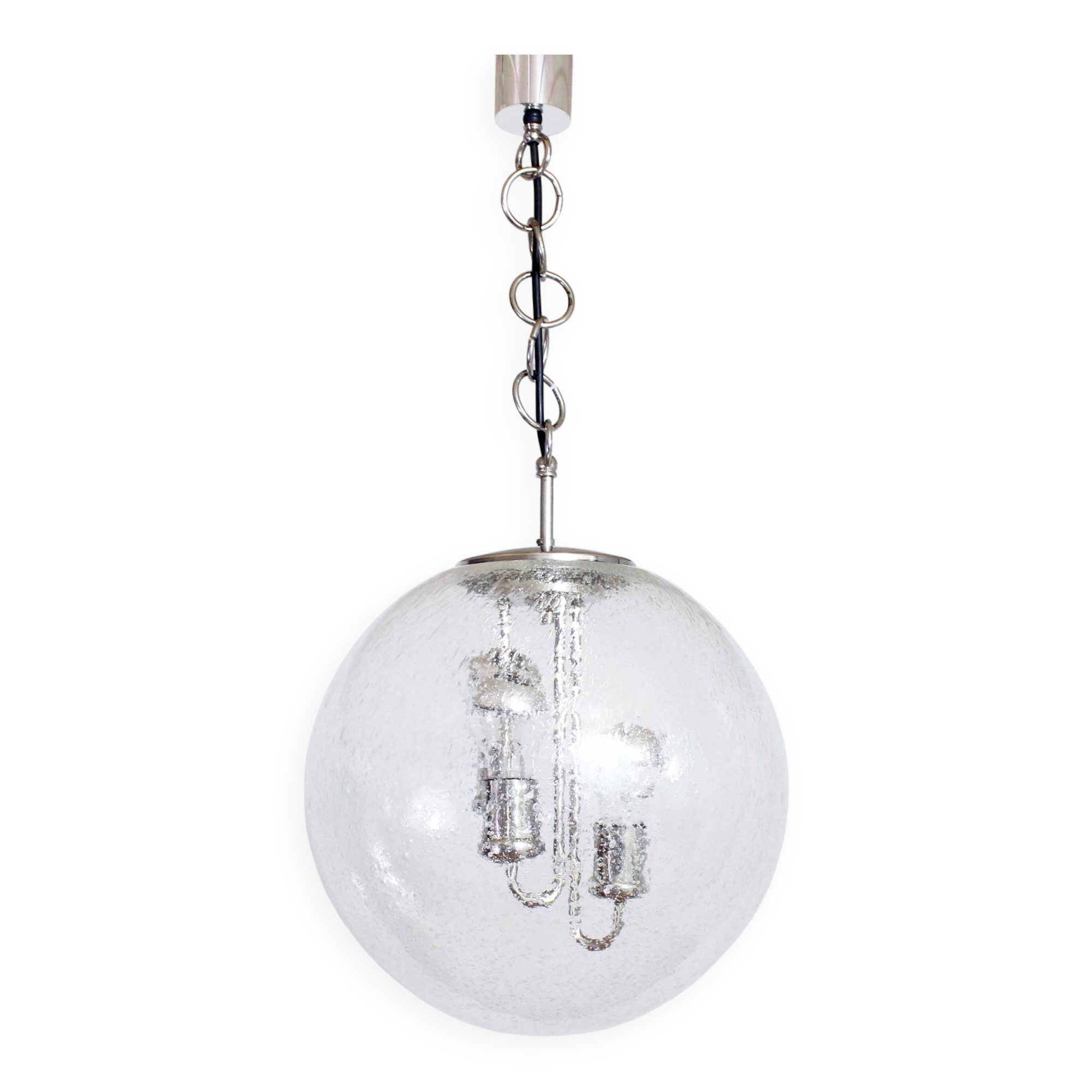 Born Leuchten glass pendant light 1970