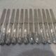 12 fruit knives 950 silver Minerva Louis XVI style wheat ear Turron