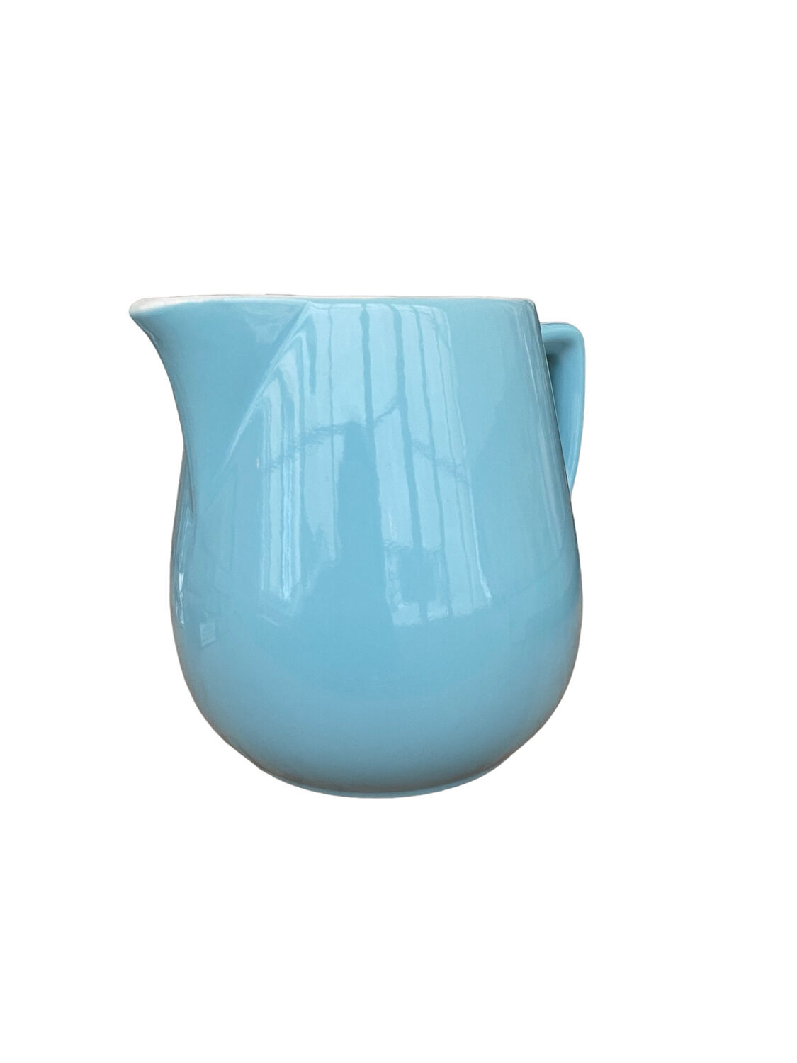 Porcelain pitcher sky blue 60/70s