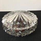 Old worked glass candy box
