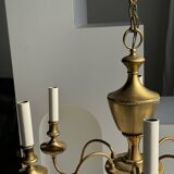 Lustre doré hollandais à 6 bras de lumière D50