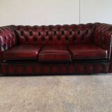 red chesterfield sofa 3 seater