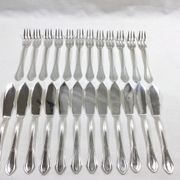 Sfam - 12 Art Deco Fish Cutlery