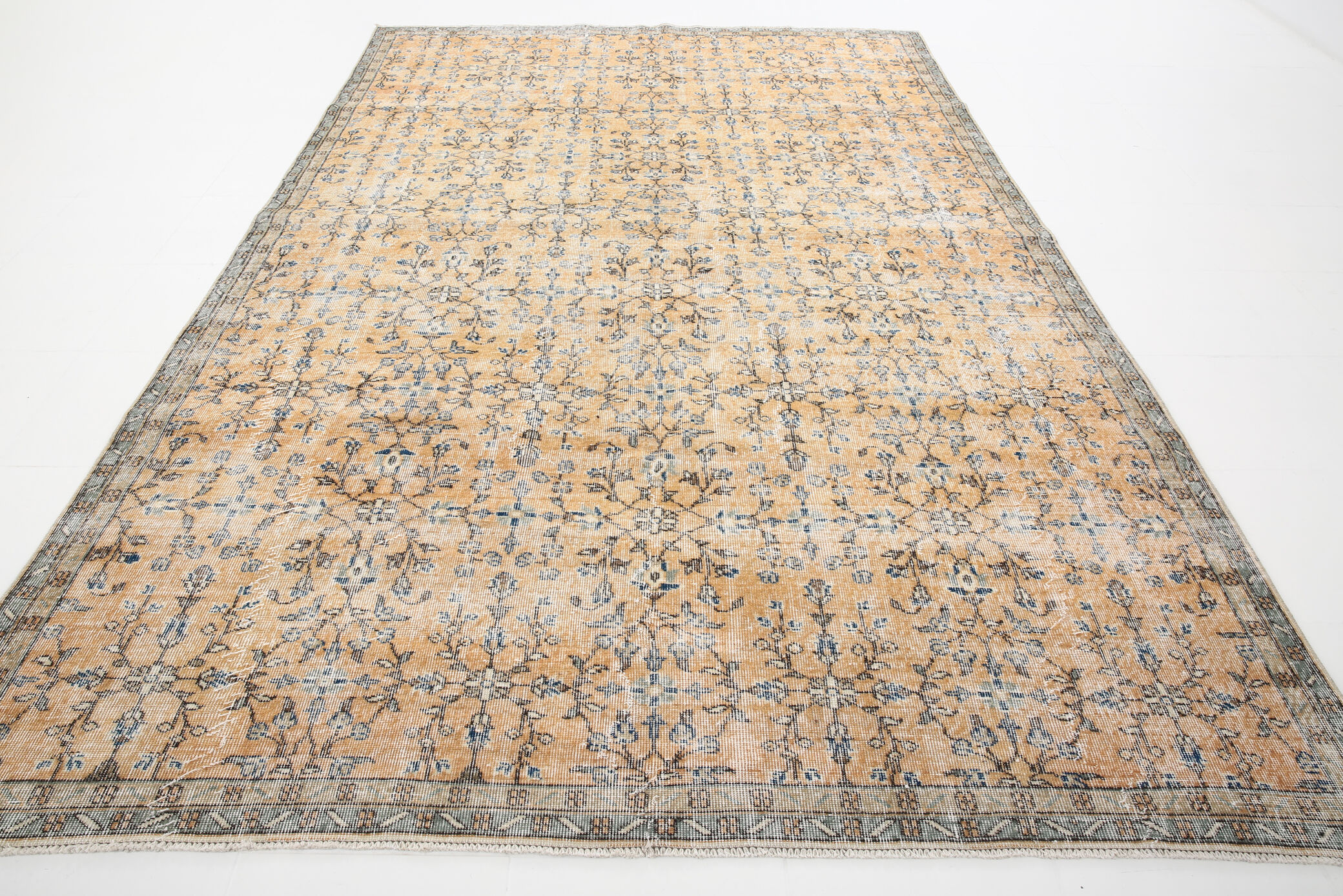 Tapis persan 8x12 Brunt Orange, 239x356Cm