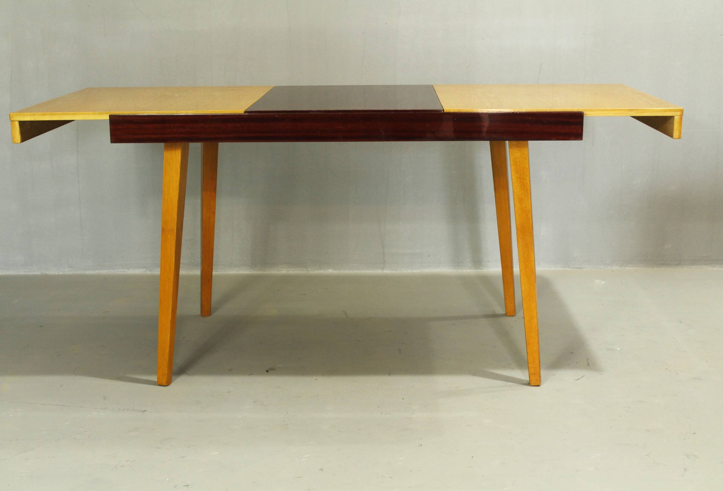 Table à manger extensible vintage Jitona, 1960