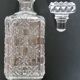 Crystal diamond whiskey bottle