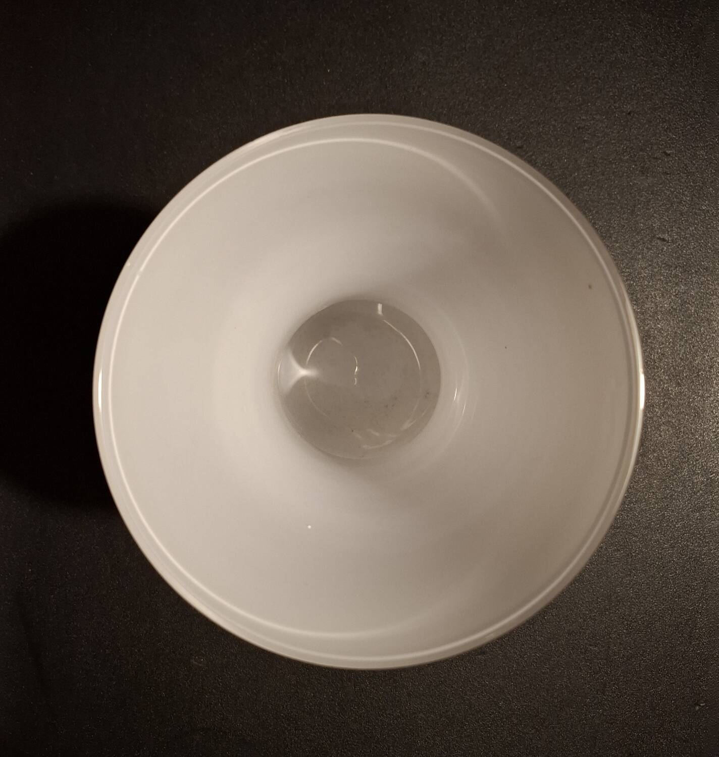 Contemporary handmade vase in opaline.