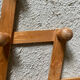 Vintage accordion wall coat rack