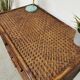 Commode vintage en rotin et cannage