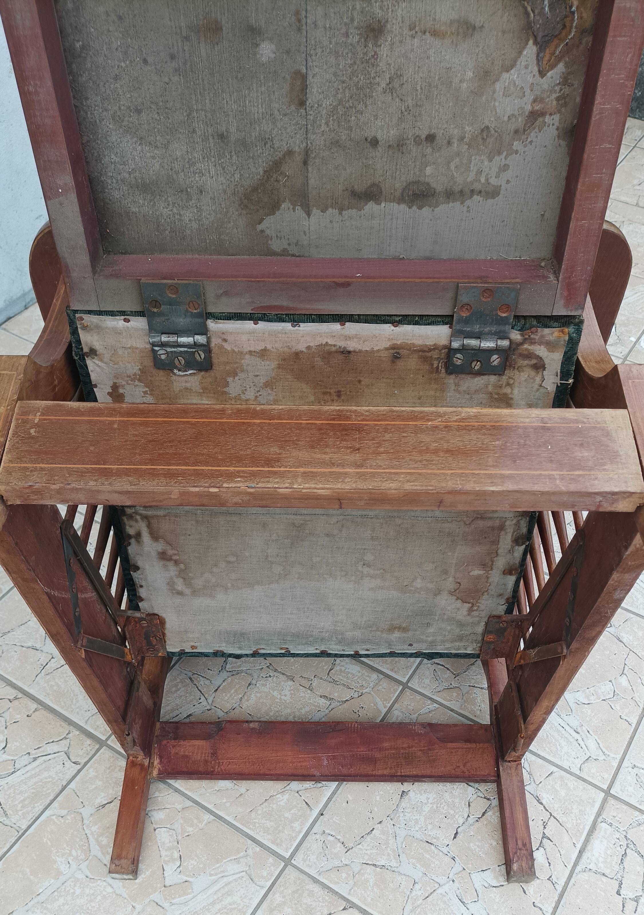 Fauteuil Morris en hêtre Art & Craft
