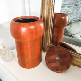 Danish Scandinavian ice bucket in Digsmed teak