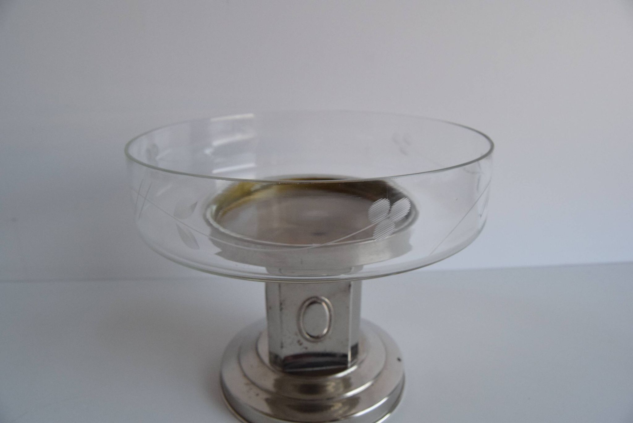 Art Deco Bowl with Fruit Attachment, 1930s
