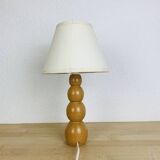 Vintage wooden abacus lamp