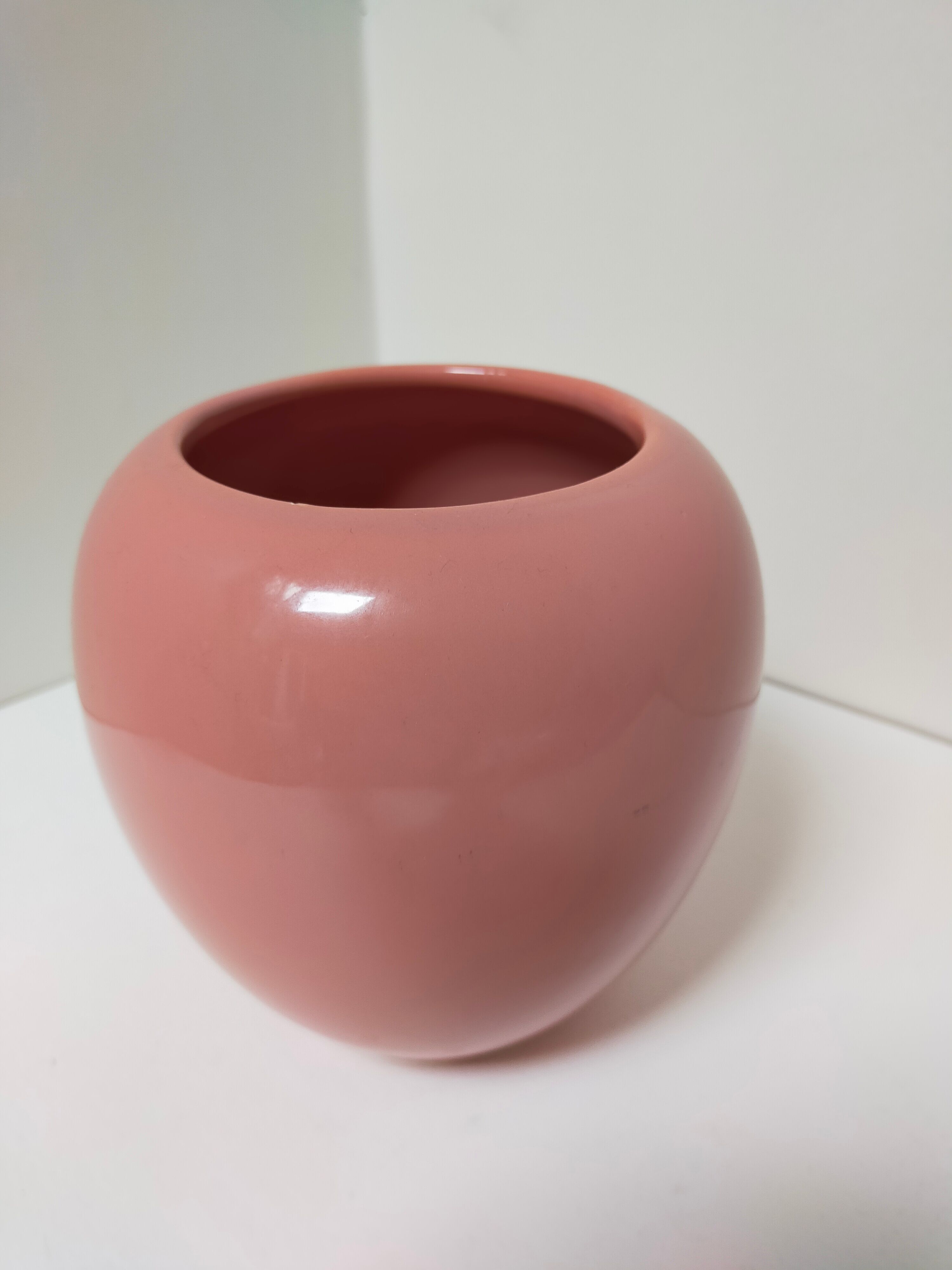 Pink ceramic vase