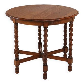 Antique oak side table 1890