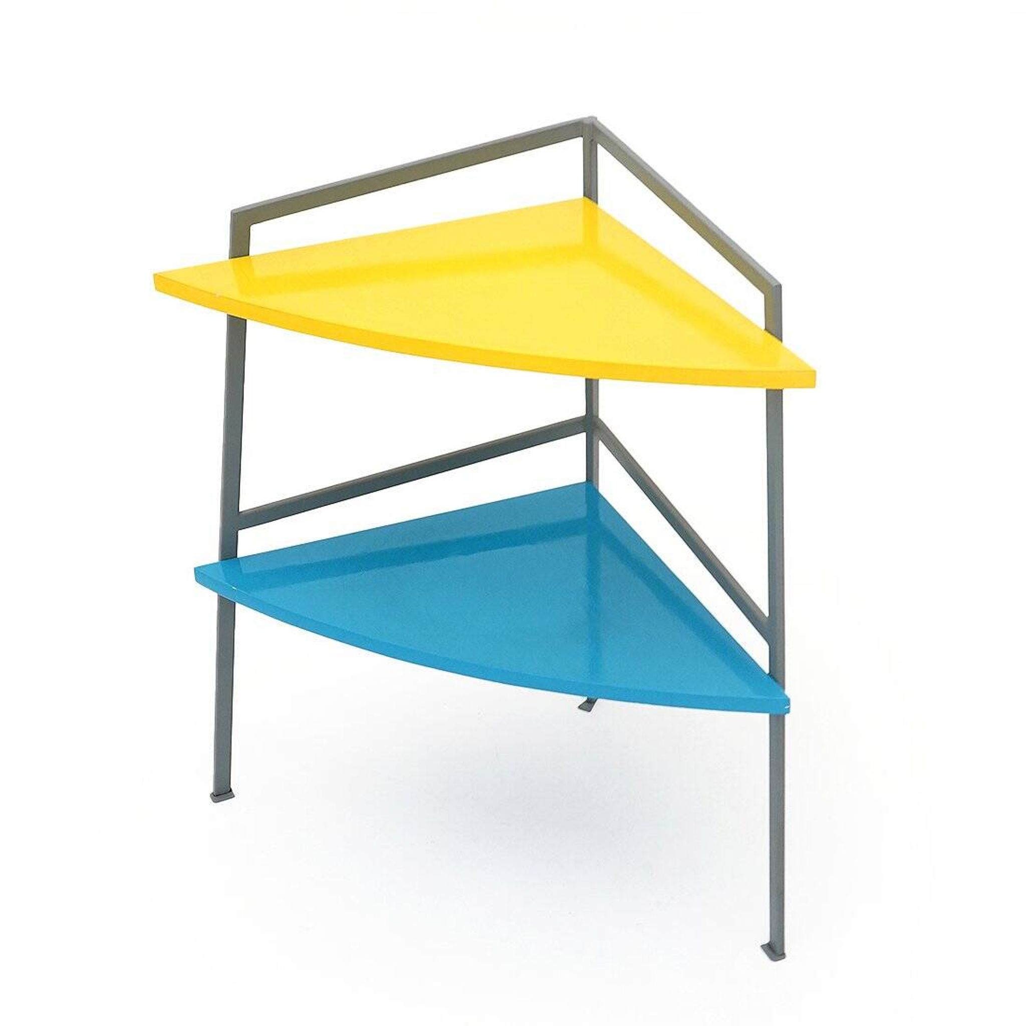 Corner table with two shelves, 1980s
