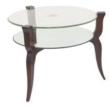 Art Deco glass and mirror table