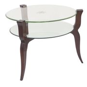 Art Deco glass and mirror table