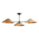 1950s Mid Century Brass Simms 3-Light Sputnik Chandelier – Curved Arm Linea