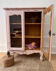 Patinated display cabinet