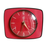 Vintage red formica clock