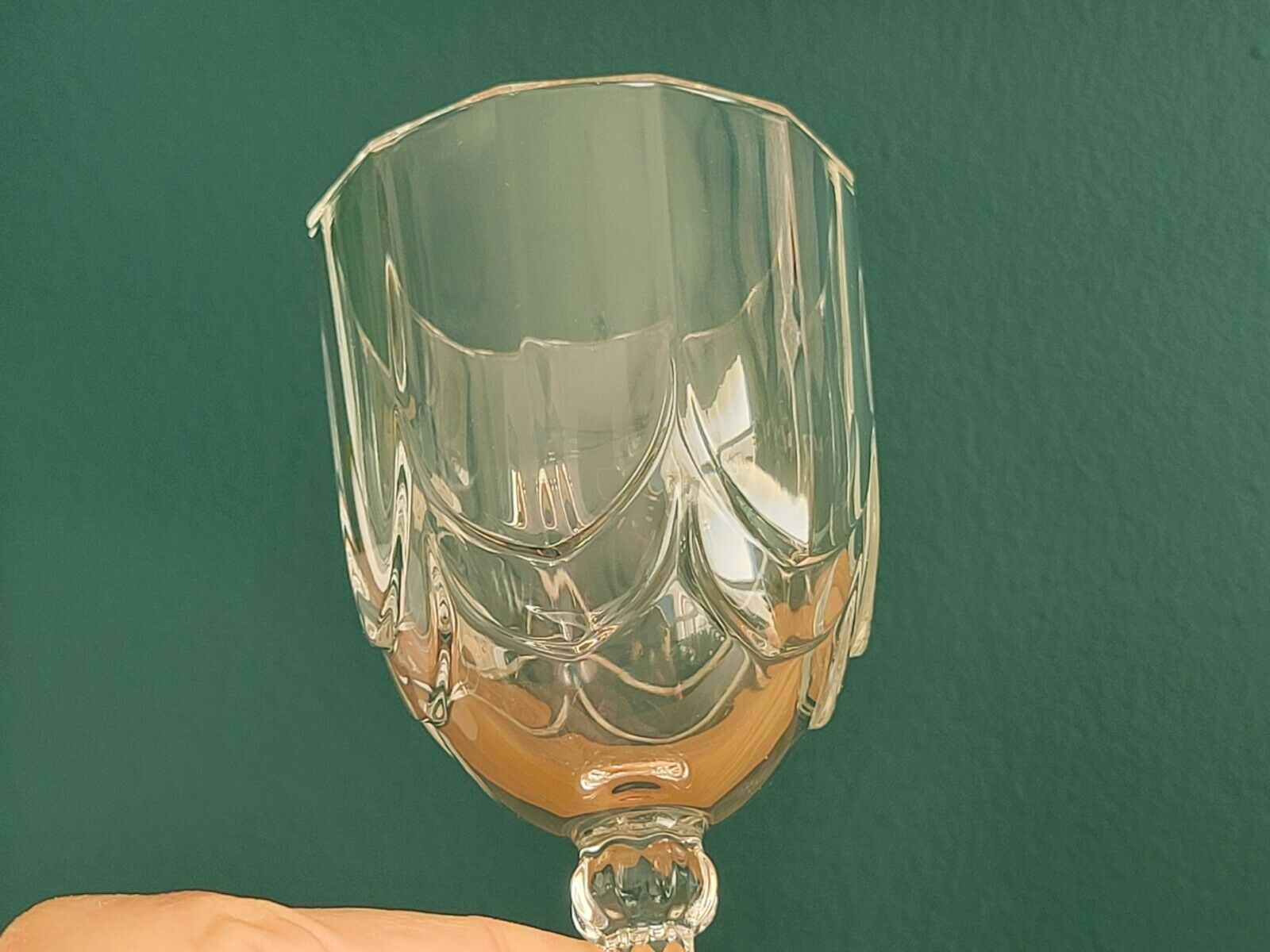 18 art deco walking glasses: service for 6 people (water, wine, liqueur)