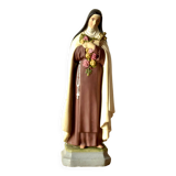 Statue of Saint Therese of Lisieux in plaster - signed Guido Casci - 43 cm
