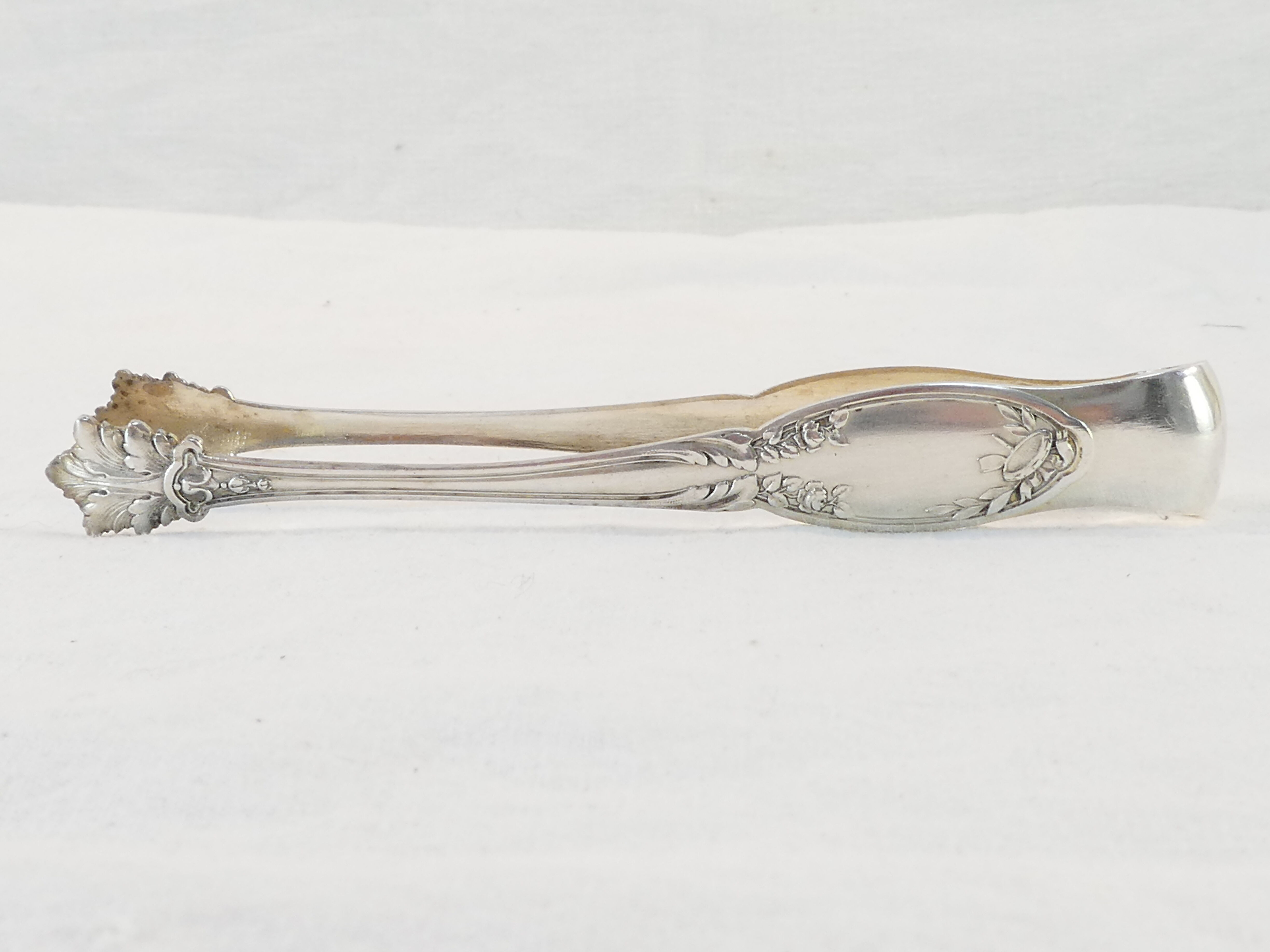 Small Silver Metal Sugar Clamp