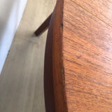Baumann teak round table