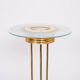 Impressive Large Brass Halogen floor lamp 1980s