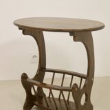 Table d'appoint et son porte-revues