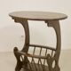 Wooden living room coffee table with magazine storage rack. Ref MIA