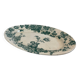 Iron earth presentation dish - roses - Bordeaux