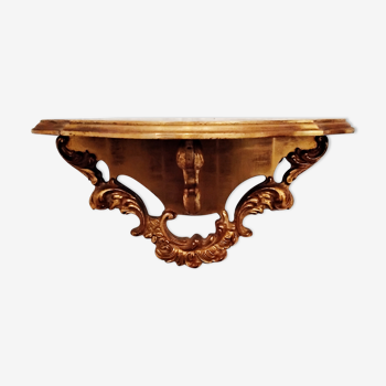 Étagère en bois doré de style Louis XV