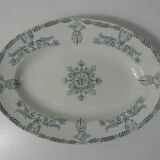 Oval dish iron earth compiegne