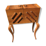 Travailleuse art deco en bois
