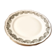 4 flat plates vintage porcelain from Chauvigny