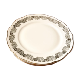 4 assiettes plates vintage en porcelaine de Chauvigny