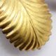 Wall light, ceiling light in gilded metal with gold leaf, 1970-1980