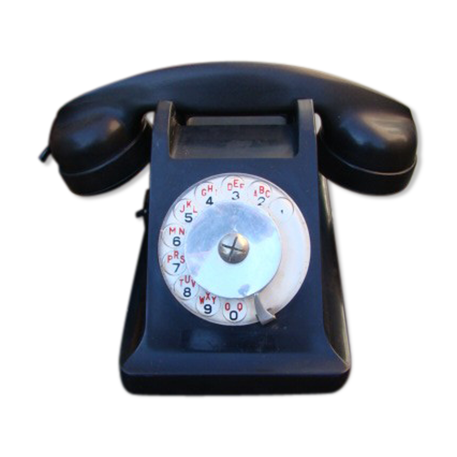 Vintage Baketite black phone 50s/60s