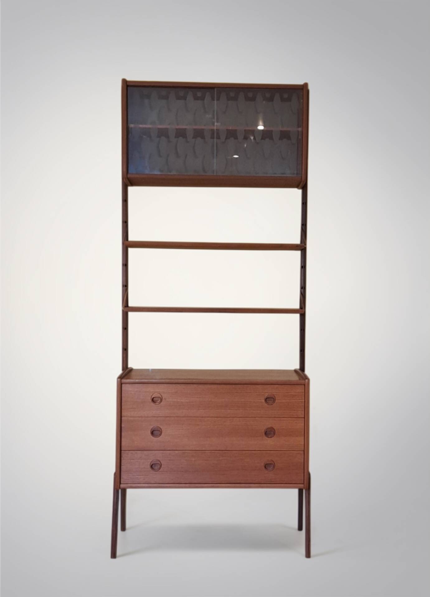 Ergo teak storage furniture, Scandinavian Vintage 1960s