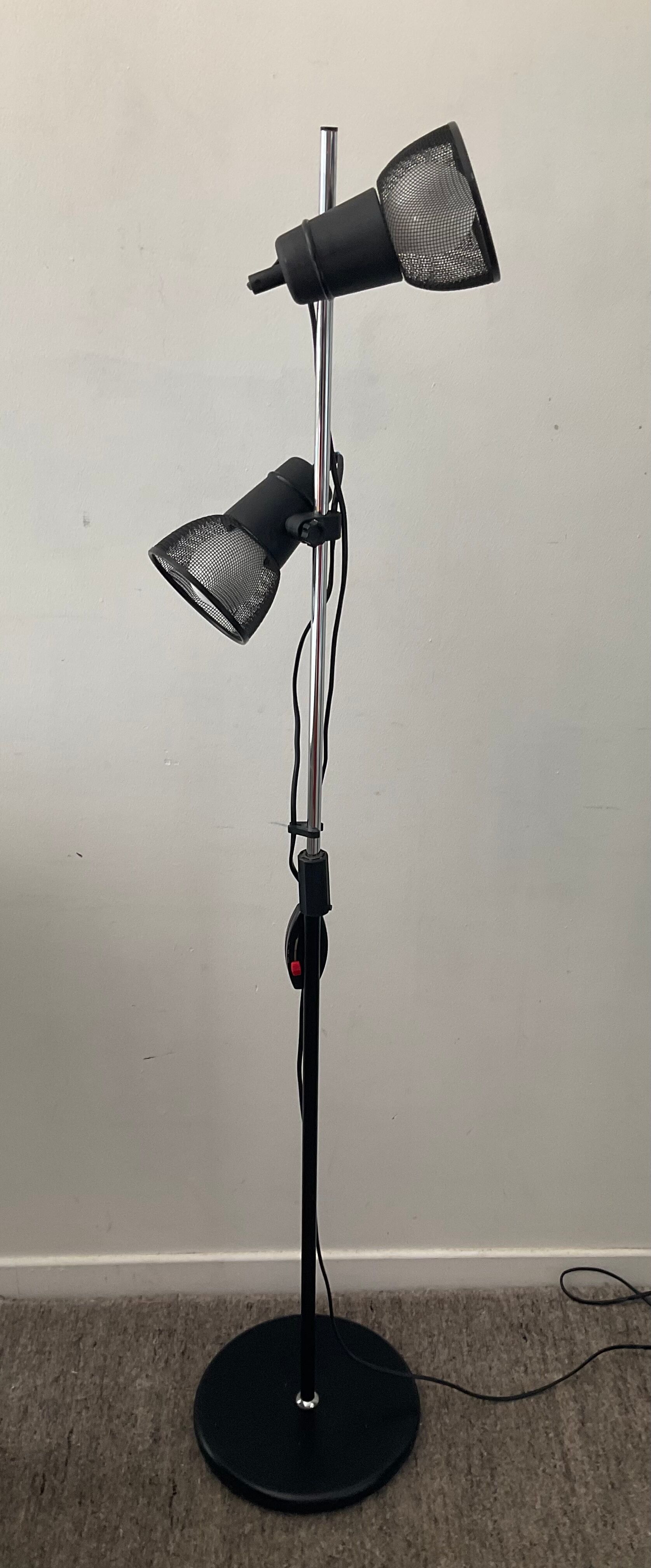 DBGM floor lamp 2 spots 70s-80s