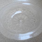 antique Art Deco Maynadier French glass chandelier basin