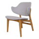 Vintage Scandinavian wooden armchair 1960
