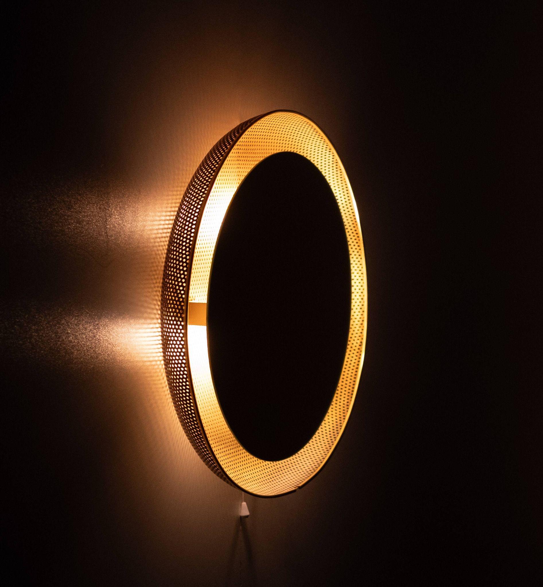 Back cover mirror by Mathieu Matégot for Artimeta, 1950s.