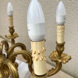 Vintage bronze louis xv style chandelier – 8 lights