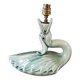 Vintage ceramic bird lamp base from Charolles