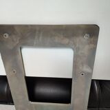 Design leather armchair, 80s/90s