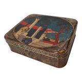 Old art deco biscuit box from the 1920s