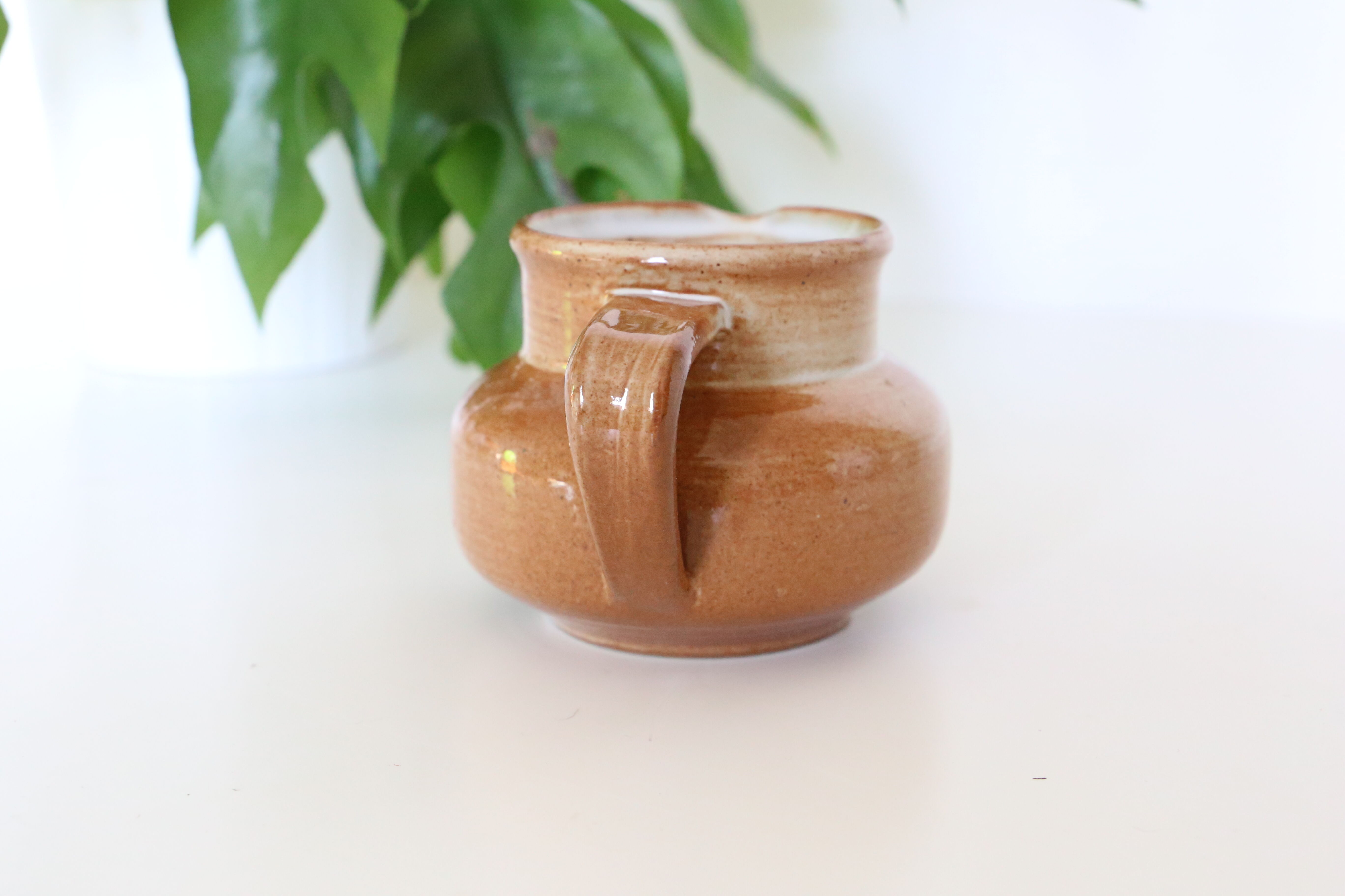 Pot à lait en grès, poterie Mongolfier, France